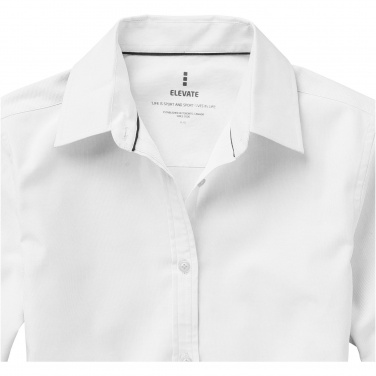 Logo trade promotional giveaways picture of: Vaillant long sleeve women's oxford shirt